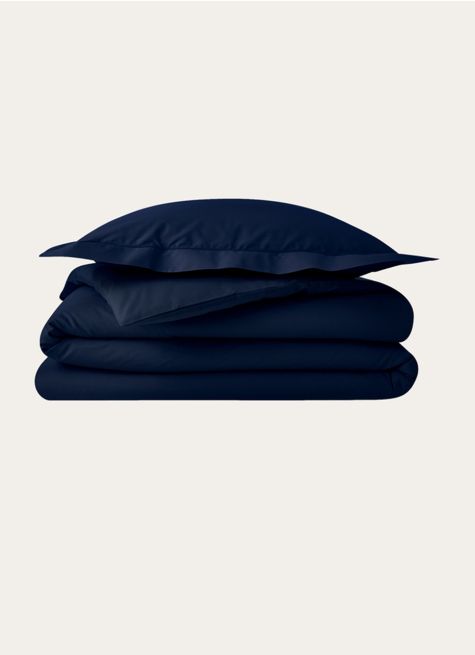 HOUSSE DE COUETTE UNIE EN COTON