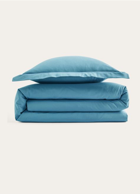 HOUSSE DE COUETTE UNIE EN COTON