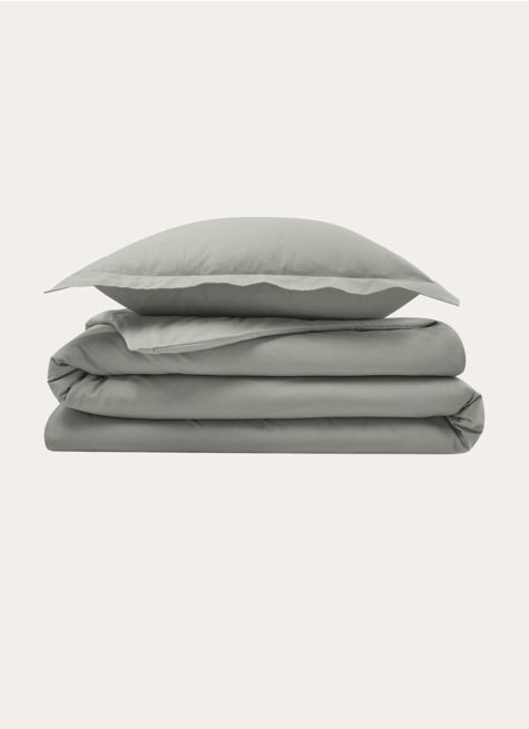 HOUSSE DE COUETTE UNIE EN COTON