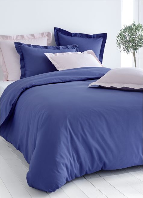 HOUSSE DE COUETTE UNIE EN COTON