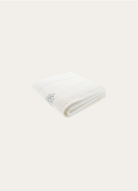 SERVIETTE DE TOILETTE EN VELOURS BRODÉE 500GR
