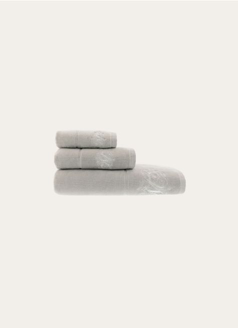 DRAP DE BAIN VELOURS EN COTON BRODERIE 500GR