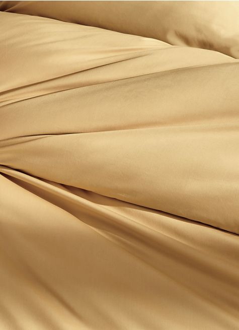 HOUSSE DE COUETTE UNIE EN PERCALE DE COTON