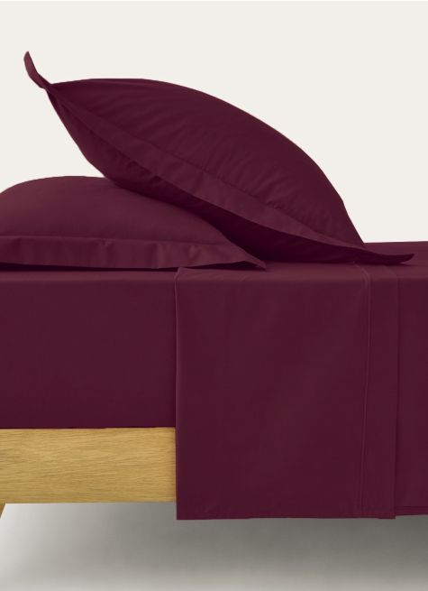 DRAP PLAT UNI EN PERCALE DE COTON