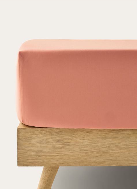 DRAP HOUSSE UNI EN PERCALE DE COTON