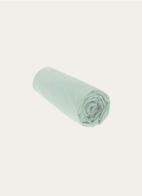 DRAP HOUSSE UNI EN PERCALE DE COTON