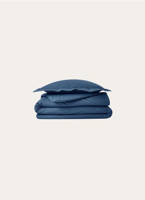 TAIE D'OREILLER UNIE EN PERCALE DE COTON