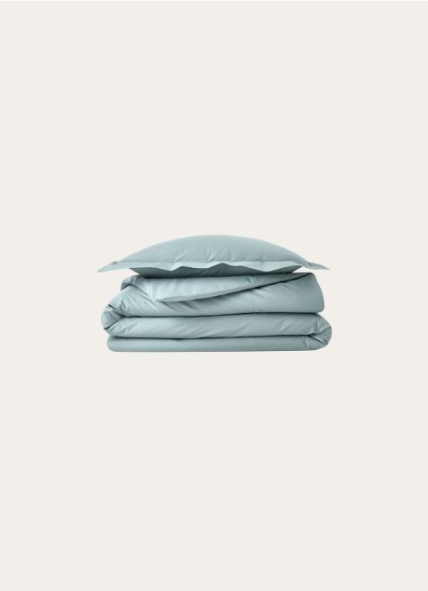TAIE D'OREILLER UNIE EN PERCALE DE COTON