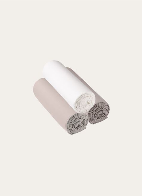 DRAP HOUSSE UNI EN COTON GRAND BONNET 32CM