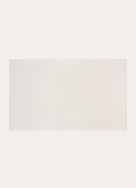TAPIS DE BAIN À MOTIF EN COTON