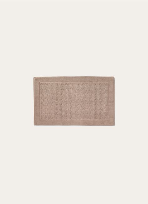 TAPIS DE BAIN À MOTIF EN COTON
