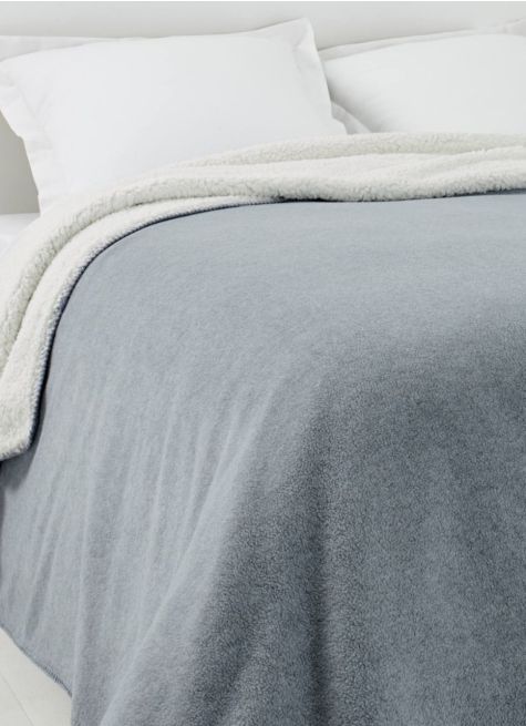COUVERTURE DOUBLE FACE TRÈS CHAUDE - 540GR