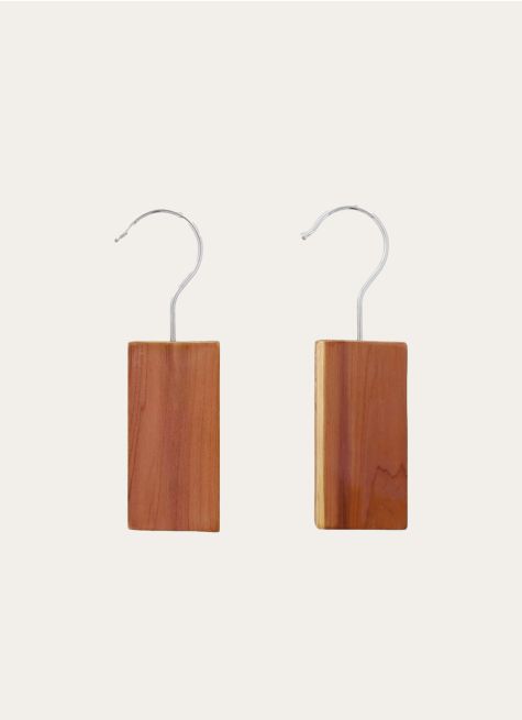SET 2 CROCHETS ANTI MITES DIFFUSEUR BOIS DE CEDRE
