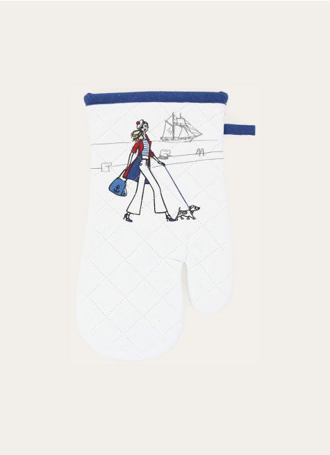 GANT DE CUISINE EN COTON MATELOT