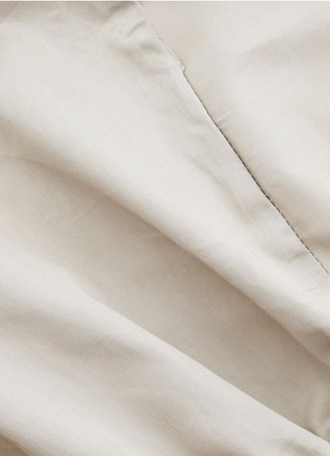DRAP HOUSSE UNI EN SATIN DE COTON