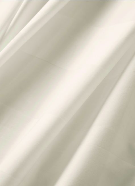 DRAP PLAT UNI SATIN DE COTON RAYURES JACQUARD