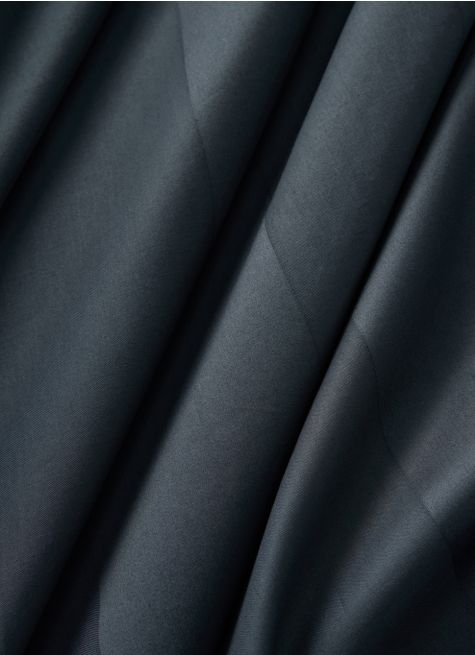 DRAP PLAT UNI SATIN DE COTON RAYURES JACQUARD
