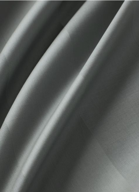 DRAP PLAT UNI SATIN DE COTON RAYURES JACQUARD