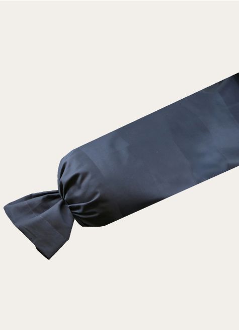 TAIE DE TRAVERSIN EN SATIN DE COTON JACQUARD RAYÉ