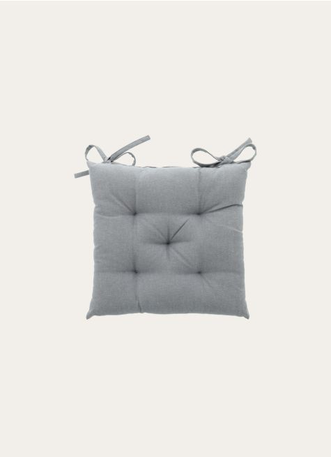 GALETTE DE CHAISE UNIE EN COTON