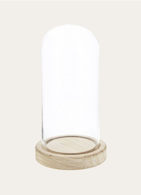 PETITE CLOCHE DÉCORATIVE EN VERRE