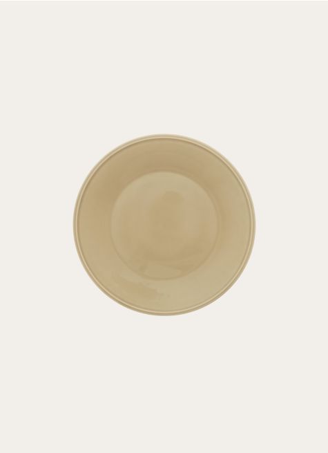ASSIETTE PLATE UNIE EN FAÏENCE
