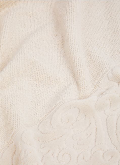 SERVIETTE INVITÉ LITEAU VELOURS CISELÉ