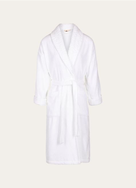 PEIGNOIR COL VELOURS CISELÉ