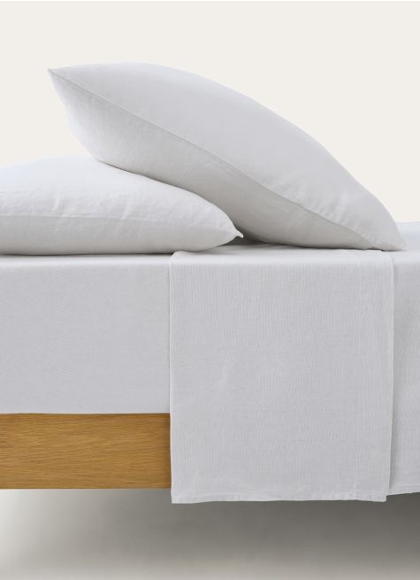 DRAP PLAT UNI EN LIN LAVÉ - 165GR