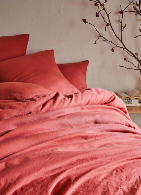 HOUSSE DE COUETTE EN LIN LAVÉ