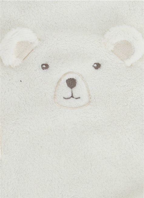 PLAID À ROULER TÊTE D'OURS