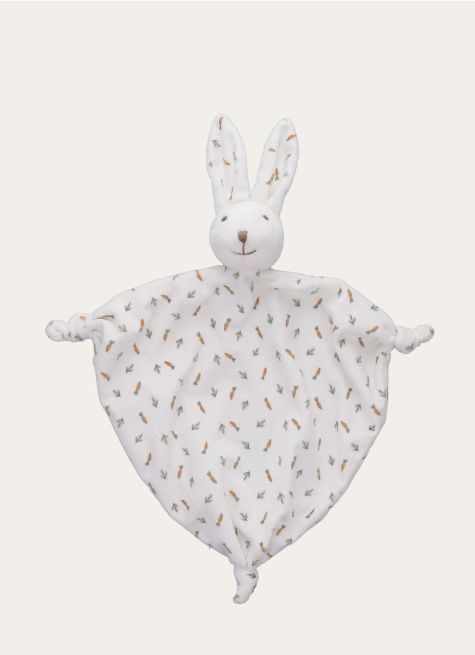 DOUDOU LAPIN IMPRIMÉ PETITES CAROTTES