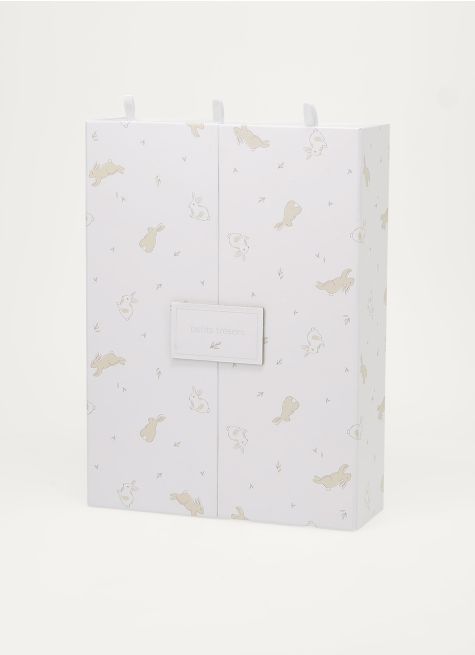 BOÎTE DE RANGEMENT MOTIF LAPINS