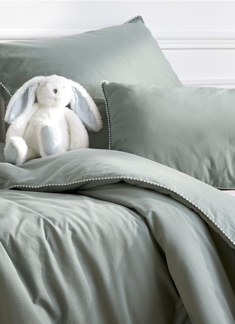 TAIE D’OREILLER ENFANT EN COTON LAVÉ